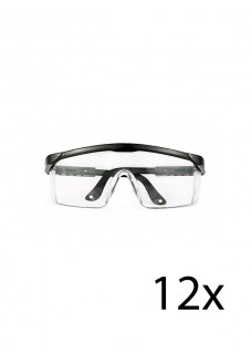 Gafas de protección Hospitrix Negro 12 Unidades