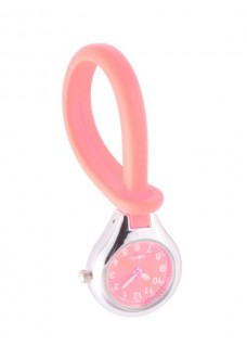 Reloj de silicona para colgar Rosa