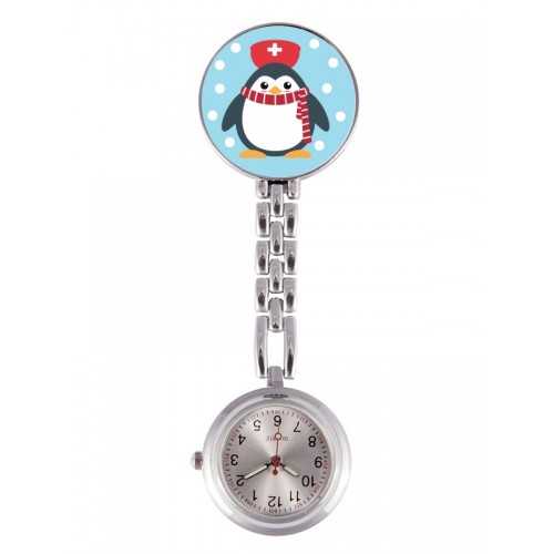 Reloj Enfermera Pingüino