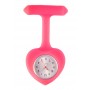 Reloj para Enfermera silicona Corazón Rosa
